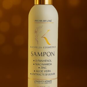 Șampon natural Kathelia 300 ml pentru păr sănătos, strălucitor și revitalizat